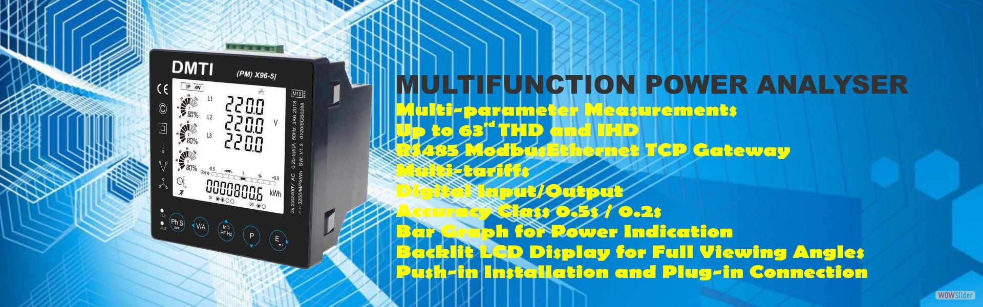 Multifunction Power Meter Analyser - DMTI